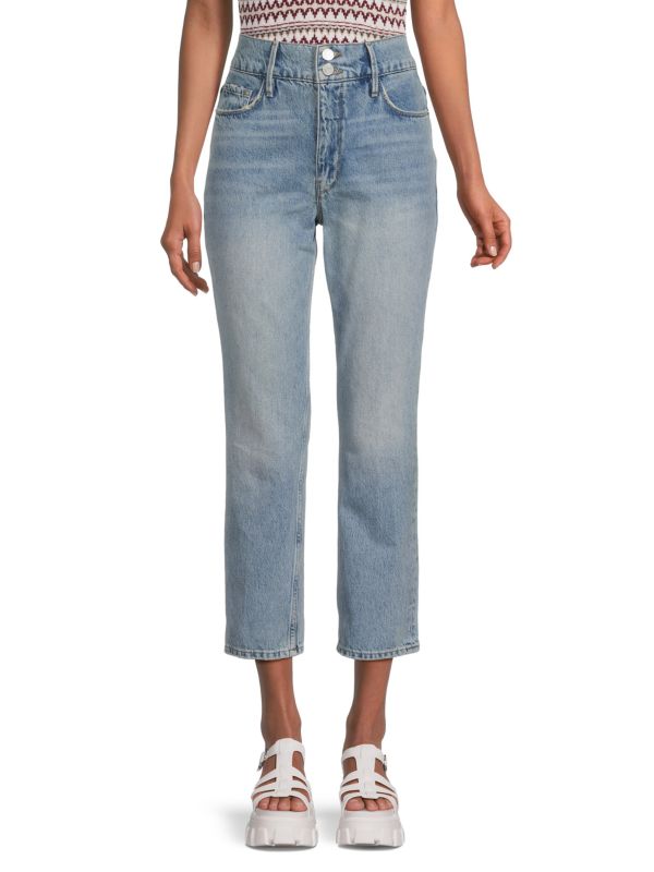 Frame Pixie Sylvie High Rise Cropped Jeans